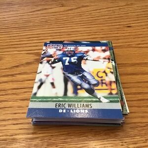 Lot 24 nfl Lions football cards